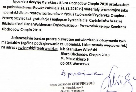 List Chopin 2010