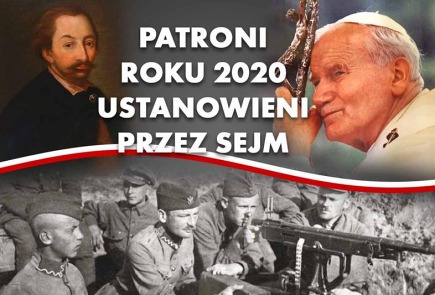 Patroni roku 2020 ustanowieni przez Sejm RP