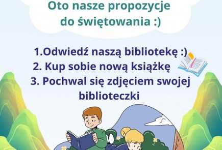 9 sierpnia - DZIEŃ MIŁOŚNIKÓW KSIĄŻEK.