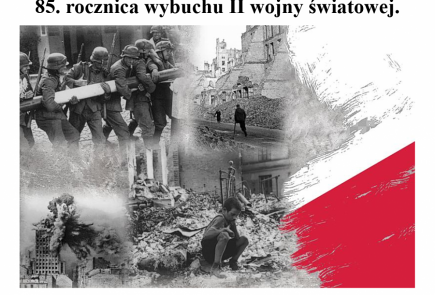 85. ROCZNICA WYBUCHU II WOJNY ŚWIATOWEJ.