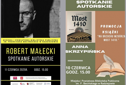 Już wkrótce!!! Czerwcowe spotkania autorskie w naszej bibliotece.