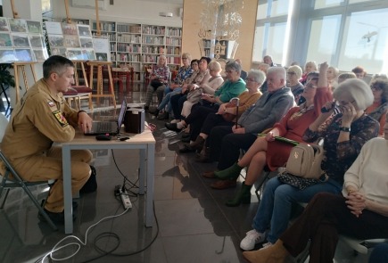 Spotkanie Słuchaczy Uniwersytetu Trzeciego Wieku.