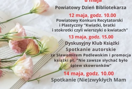 TYDZIEŃ BIBLIOTEK 8-15 maja 2025r.