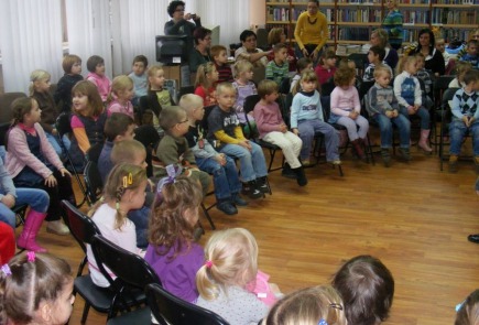 Odwiedziny przedszkolaków z  Piotrkowa Kujawskiego