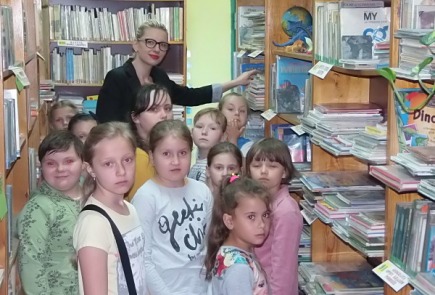 Odwiedziny dzieci ze Szkoły Podstawowej w Płowcach.