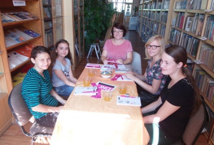 Dzisiaj po raz pierwszy spotkał się Dyskusyjny Klub Książki (młodzieżowy)