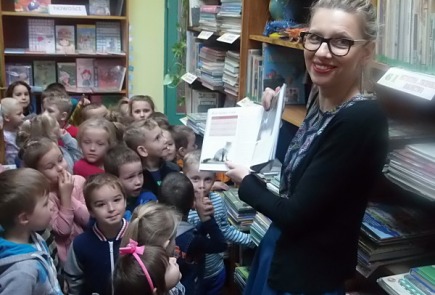 Odwiedziny dzieci  z Przedszkola w Piotrkowie Kujawskim    - grupa MOTYLKI I ELFY.