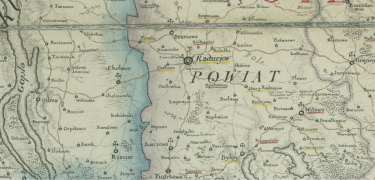 Karol de Perthées, Mappa Szczegulna Woiewodztwa Brzeskiego Kuiawskiego y Inowrocławskiego 1785r.