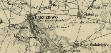 Topograficzna Karta Królestwa Polskiego 1843r.