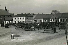 Radziejów 1940r.  -  rynek.