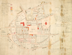 Plan restauracyjny miasta RADZIEJOWA sporządzony w sierpniu 1820r.